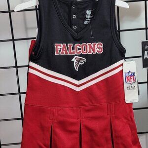 NFL Atlanta Falcons Baby  Jersey Toddler Girl' Cheer Dress 4T
